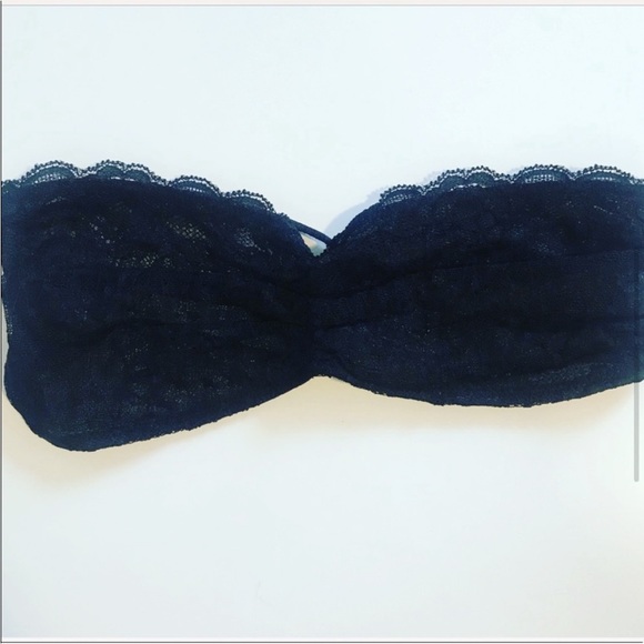 Free People Essential Lace Bandeau, black size S - Picture 6 of 8
